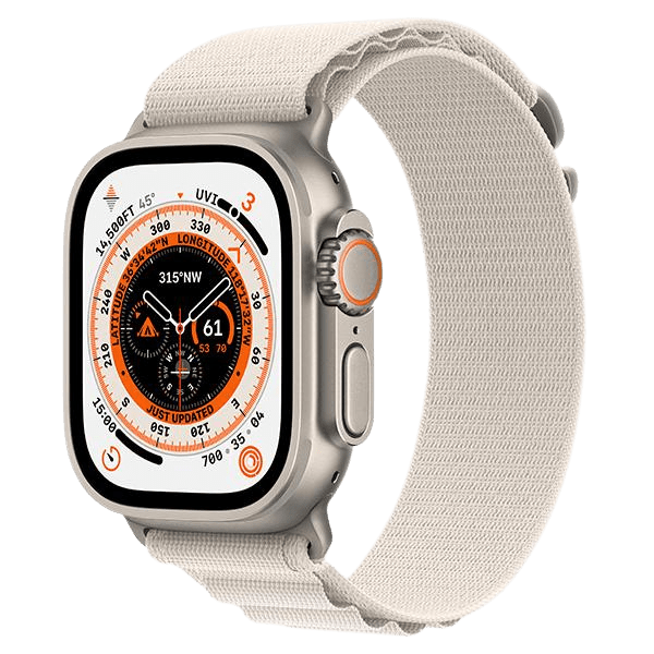 Apple Watch Ultra 1 - LTE 49mm viền Titanium dây Alpine - Trắng